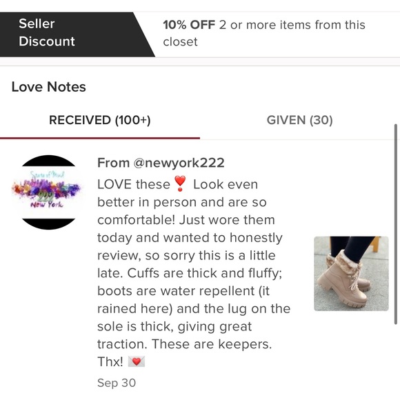 Taupe Lace-up Combat boot with faux fur ankle cuff - Picture 7 of 10